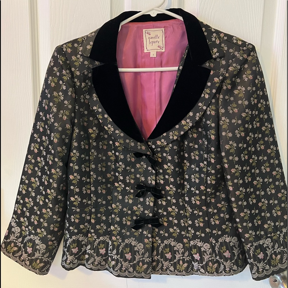 Floral Patterned blazer